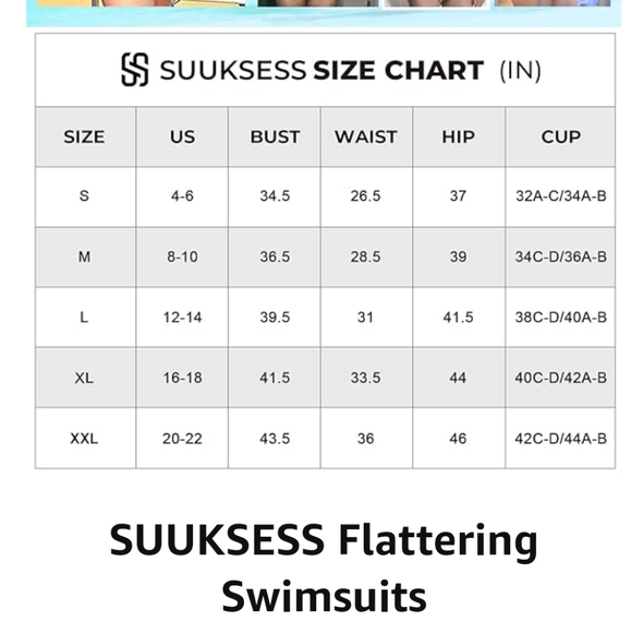 SUUKSESS 2 Piece Halter Tankini Swimsuit - Picture 7 of 7